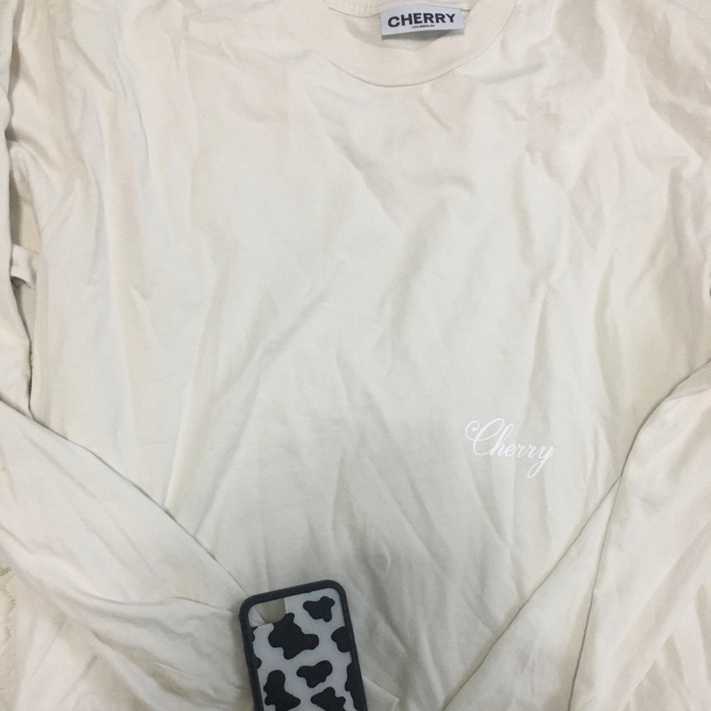 Cherry LA sweatshirt in bone